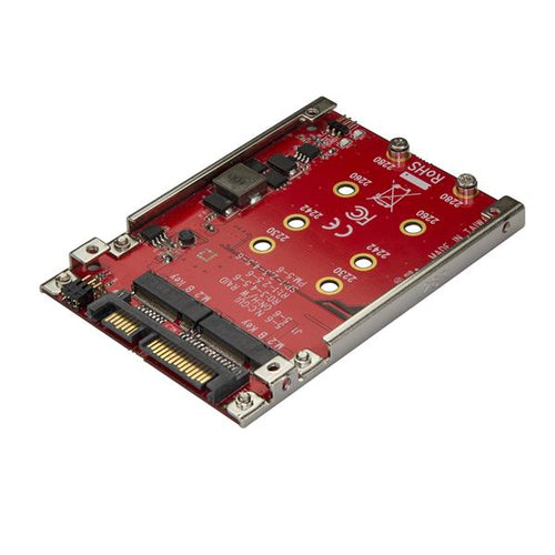 StarTech.com Dual-Slot M.2 Drive to SATA Adapter for 2.5 StarTech.com Dual-Slot M.2 Drive to SATA Adapter for 2.5